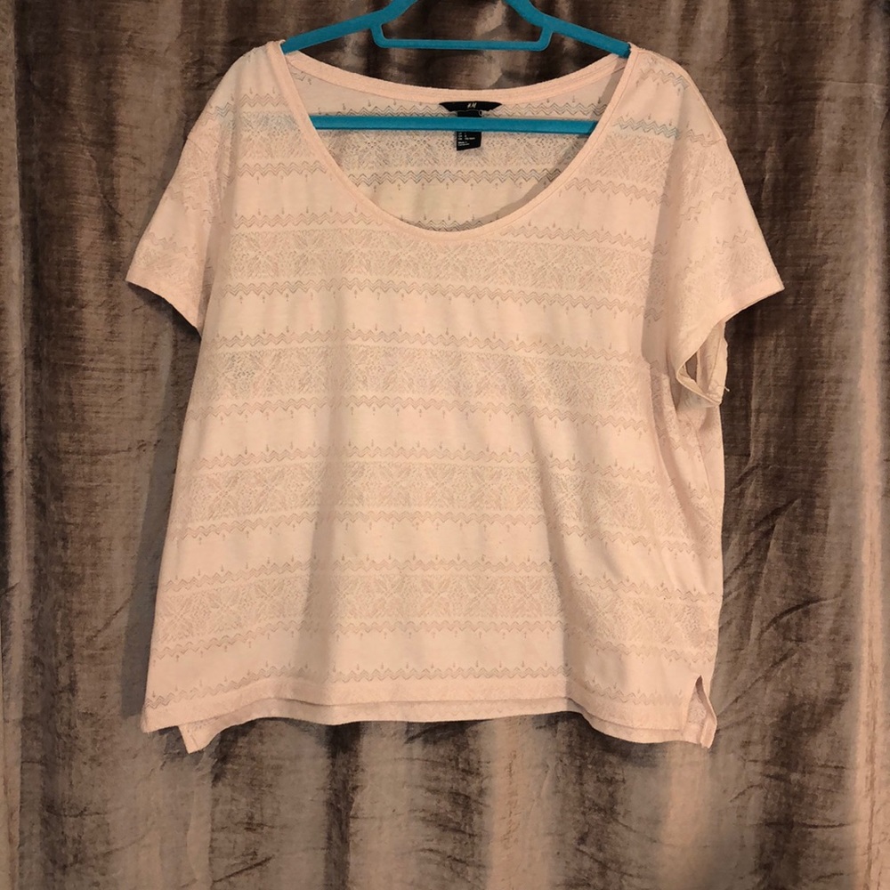 Baby Pink Printed Shirt